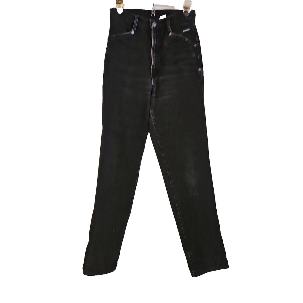 Vintage Rockies Black Wash Women's Skinny Jeans Size 28 High Waist Casual